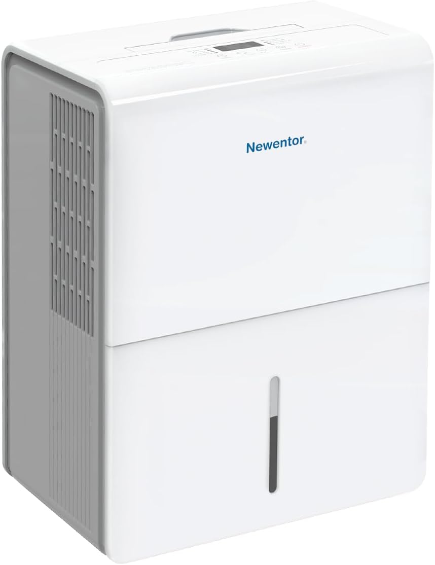 Newentor Dehumidifiers for Home Damp, 25L/24h Dehumidifier for Home, Dehumidifie...