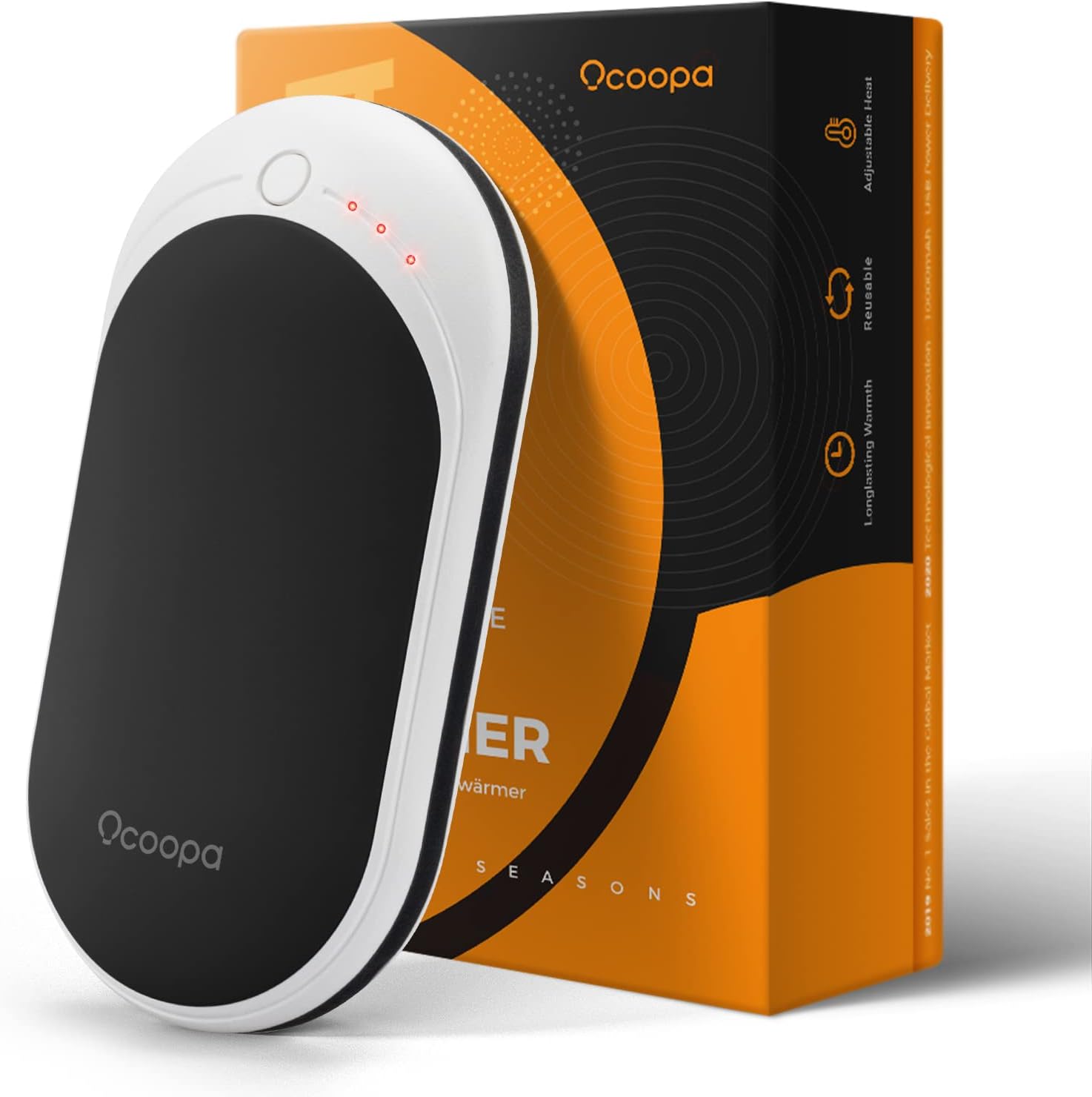 OOCOOPA HotPal Hand Warmer Rechargeable 1 Pack, 5200mAh Electric Portable Pocket...