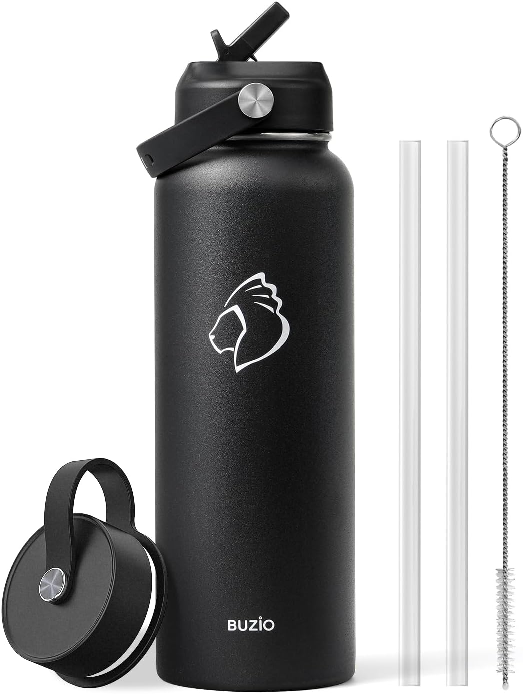 **Best BUZIO 40oz Insulated Water Bottle, Special Triple Wall Vacuum Stainless S...