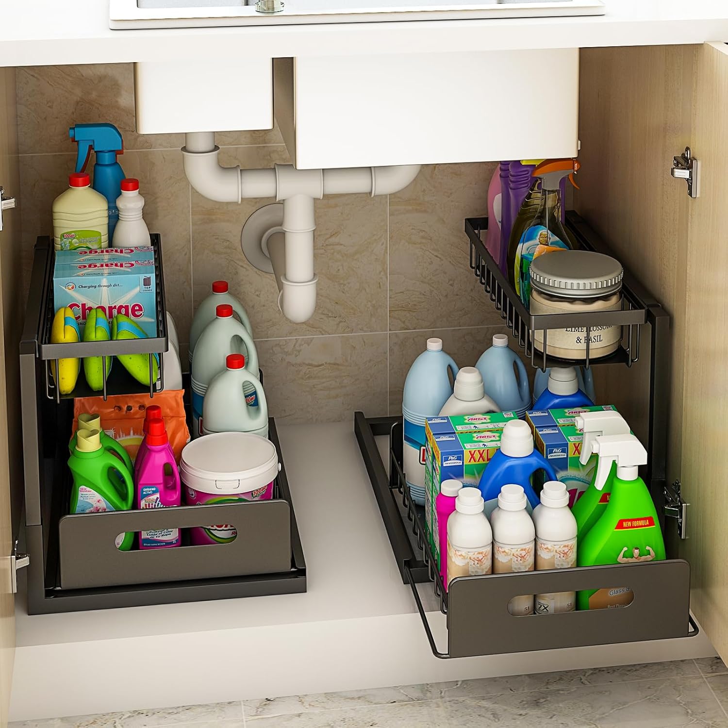 Under Sink Organizer, Special Kitchen Cabinet Organizer and Storage, Innovative...