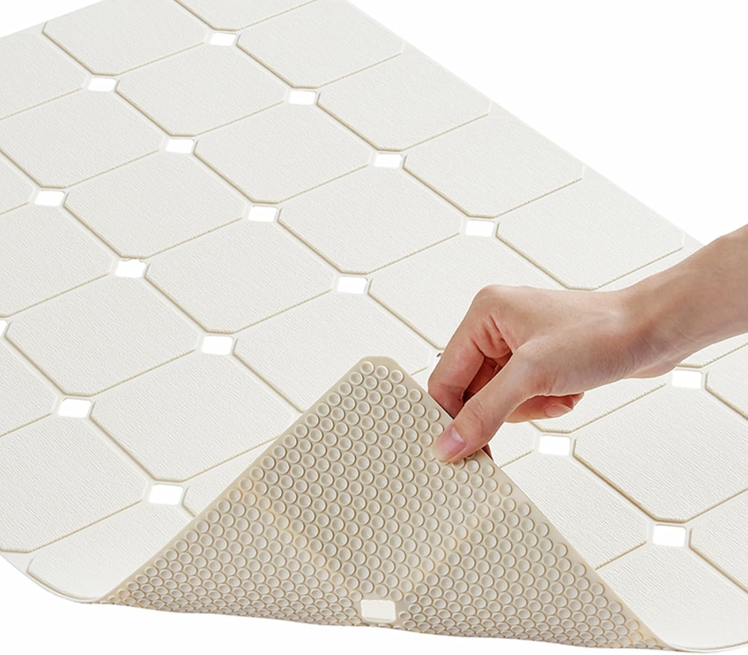 Bathtub Mat Non Slip Silicone Soft Odorless Bath M...