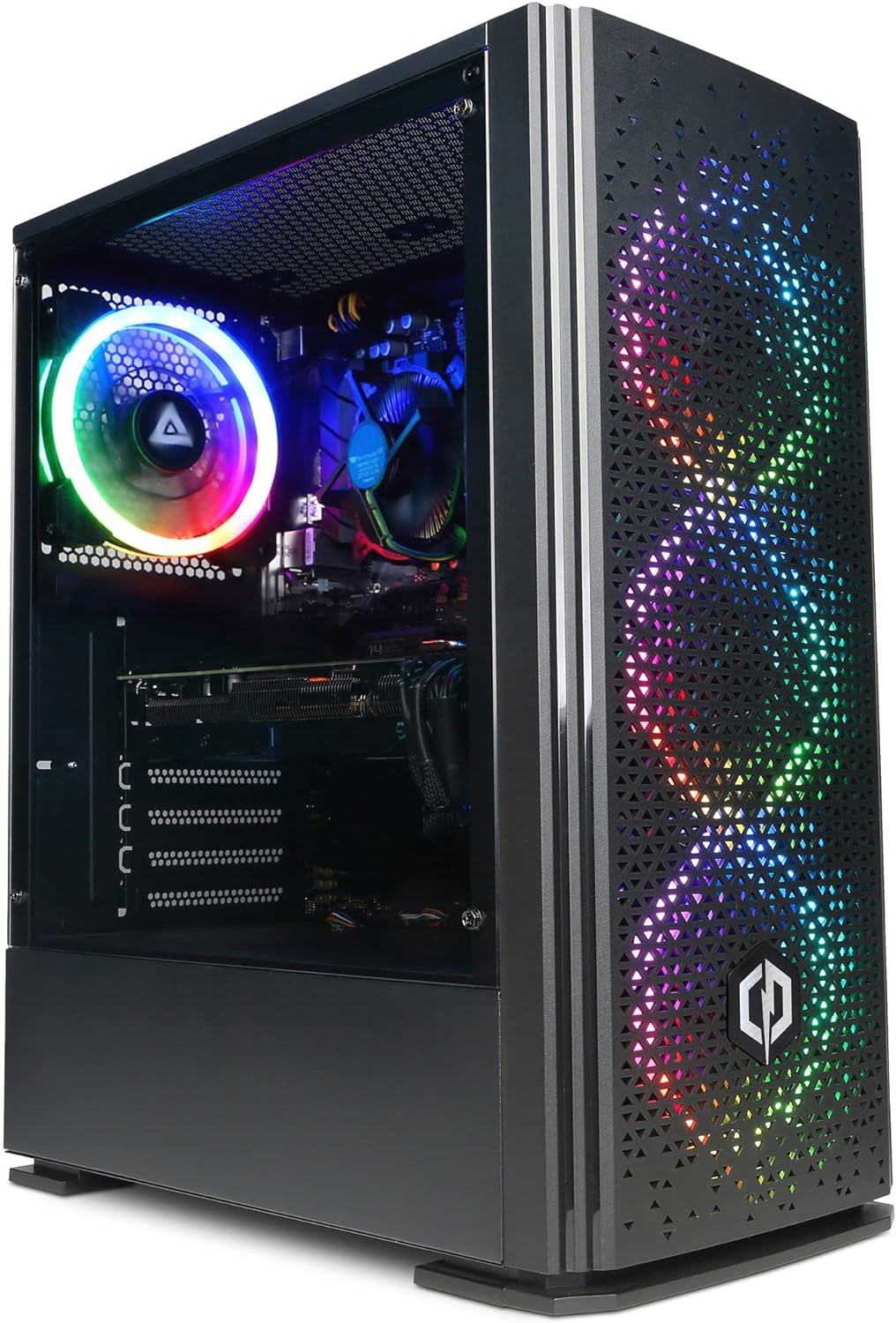CyberpowerPC Wyvern Gaming PC - AMD Ryzen 5 4500, Nvidia RTX 4060 8GB, RAM 16GB,...