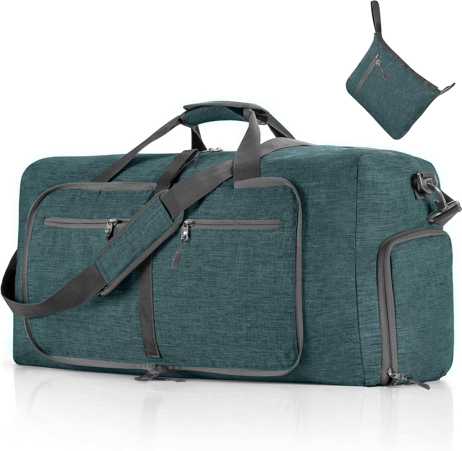 Vomgomfom Travel Duffle Bag for Men, Special Foldable Travel Duffel Bag with Sho...
