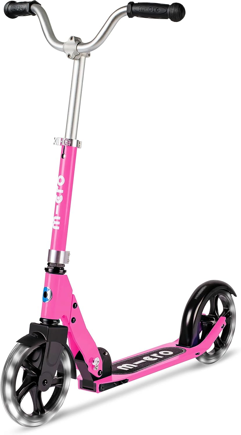 Micro Scooters | Cruiser LED Children's Scooter | Handlebar Adjustable | Lightwe...