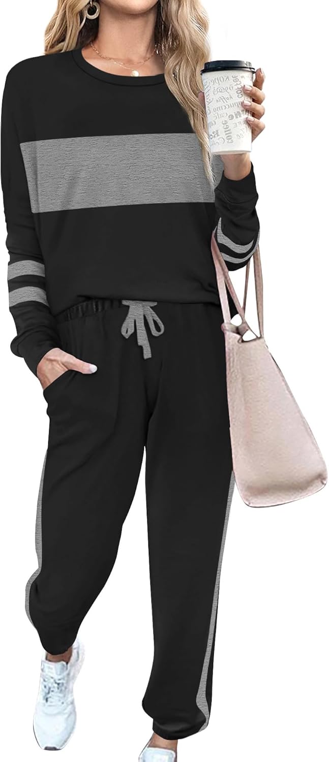 RUBZOOF Sweatsuits for Women Sets 2 Piece Outfits Casual Lounge Sets Two Piece S...