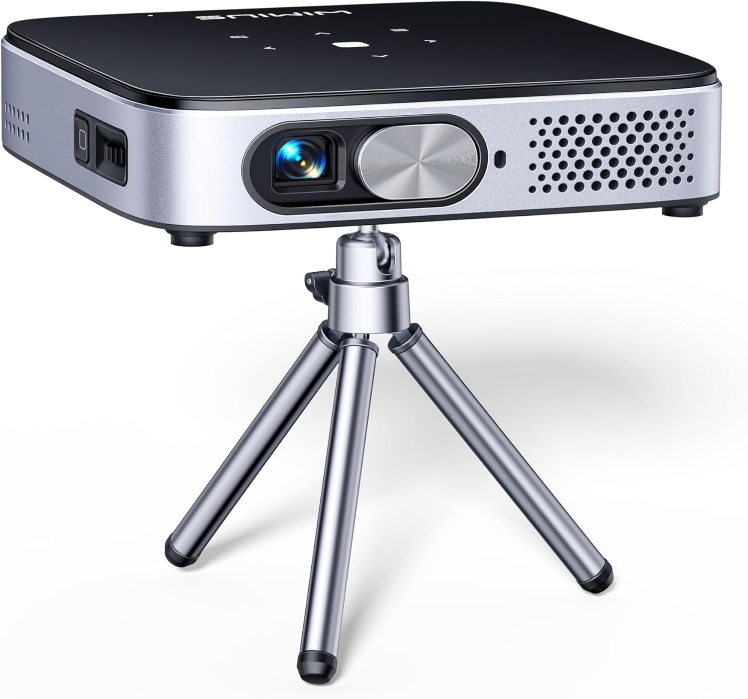Mini Projector, Android 11.0 550ANSI WiMiUS Q3 Ultra Short Throw DLP Battery Por...