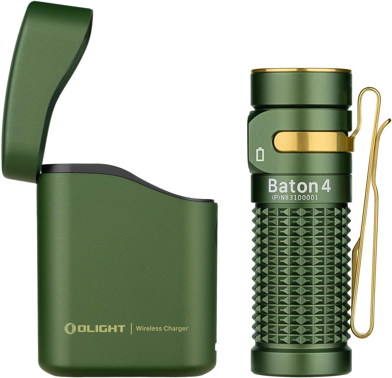 OLIGHT Baton 4 Kit 1,300 Lumens EDC Rechargeable LED Torch,High Lumens Pocket Fl...