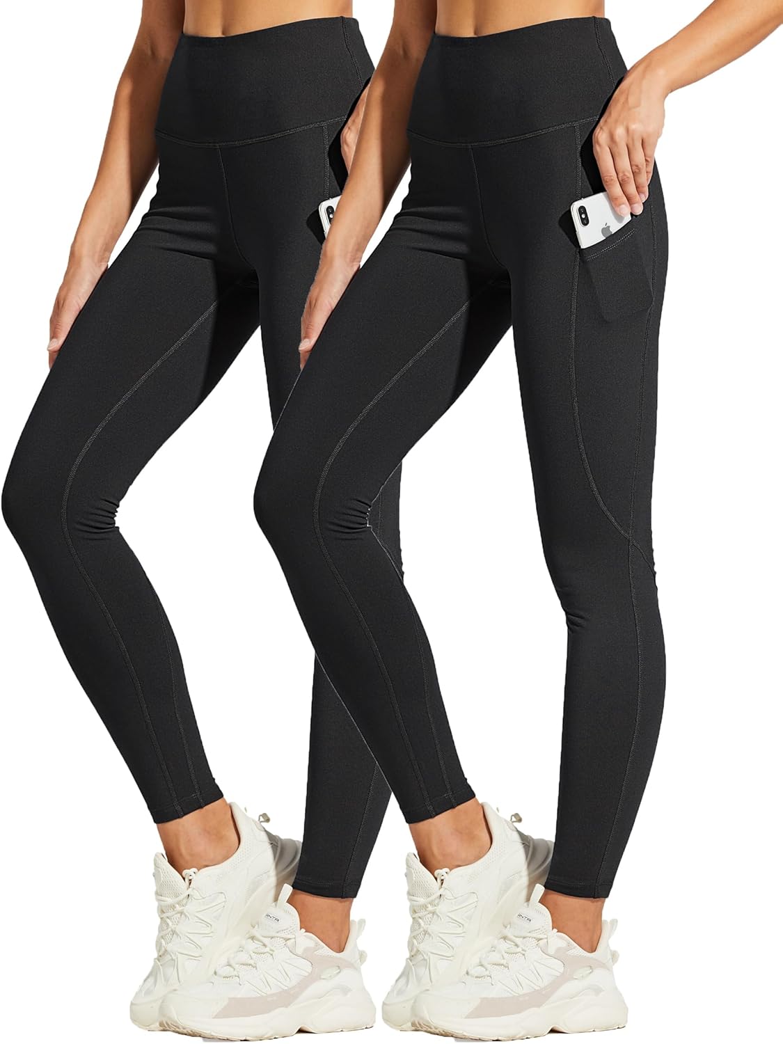 ZUTY Fleece Lined Leggings Women, Special Water Resistant Thermal Insulated Legg...