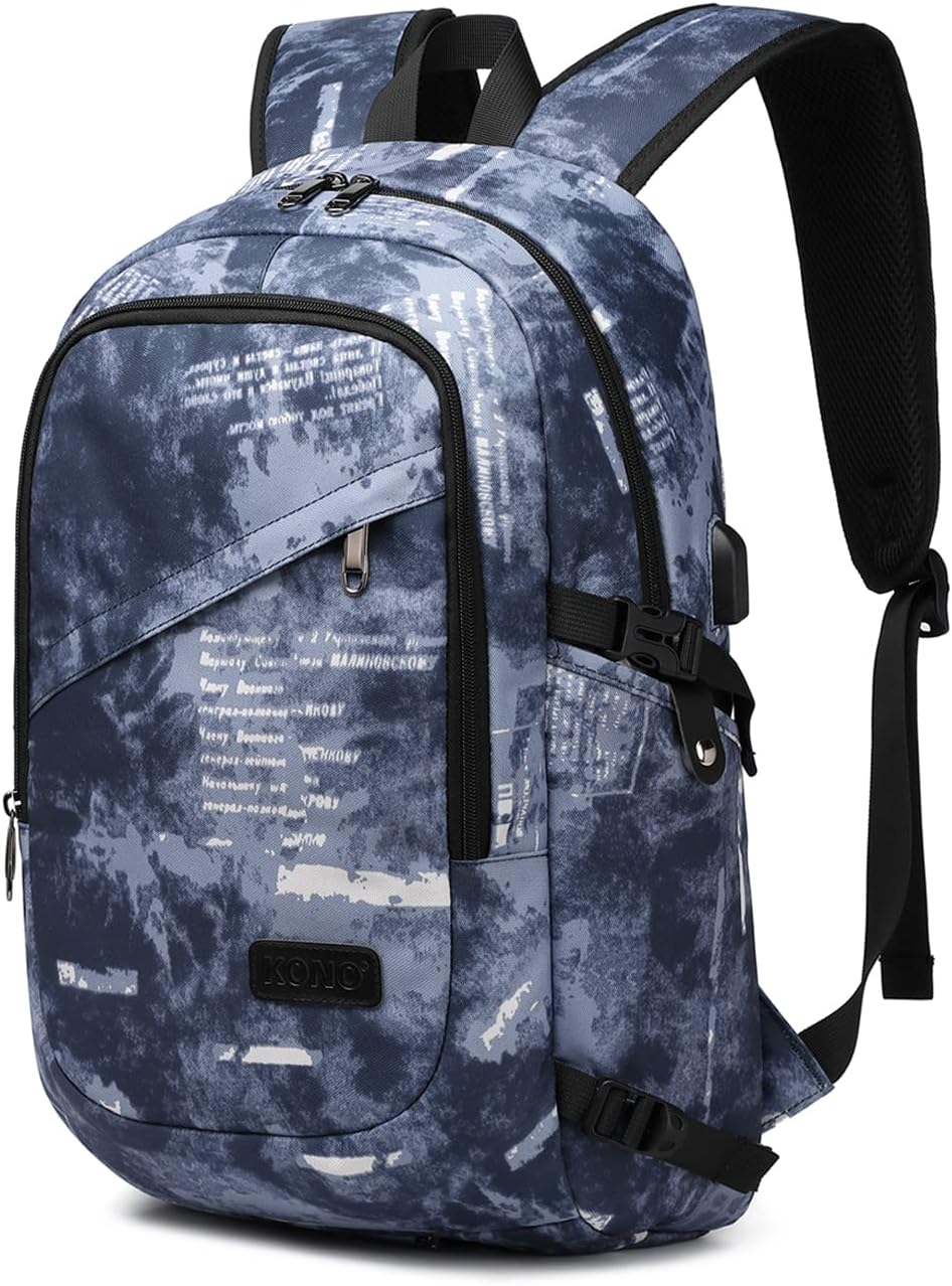 Kono Laptop Backpack Anti Theft Travel Business Computer Rucksack Work Bag with...