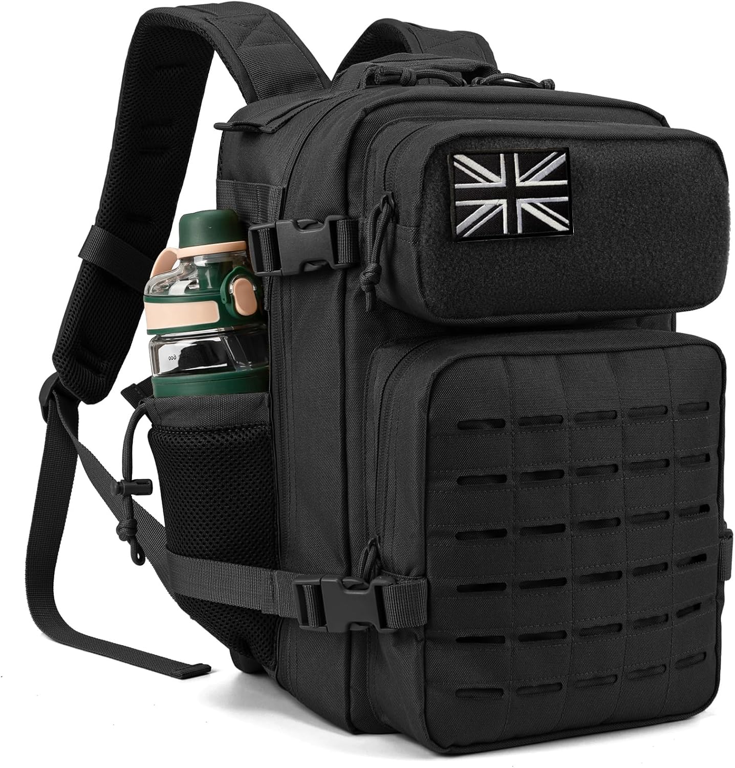 QT&QY Military Tactical Backpacks For Men Army Molle Daypack 25L/35L/45L Lage 3...