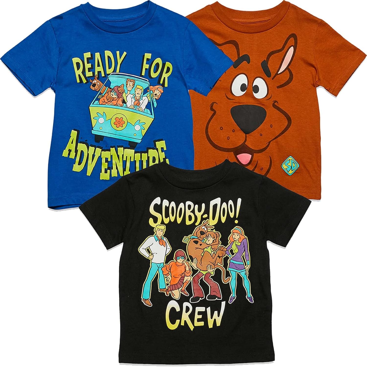 **Best Scooby-Doo 3 Pack, Special Pullover Graphic T-Shirts, High-Quality Appare...