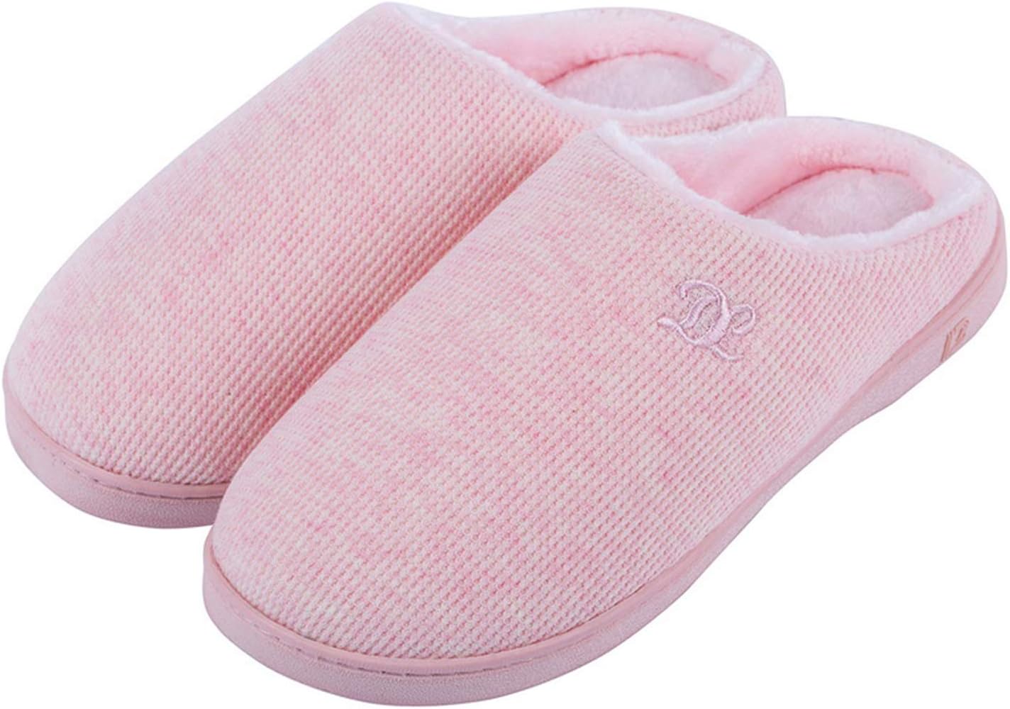 DL Womens Memory Foam Slippers, Special Cozy Slip on House Slippers for Women In...