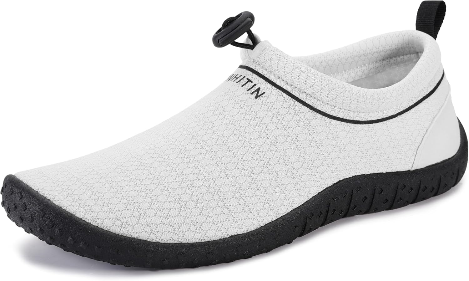 WHITIN Women's Multi-Purpose Feather Water Shoes + Thick Sole 8 Z10 | Light Grey