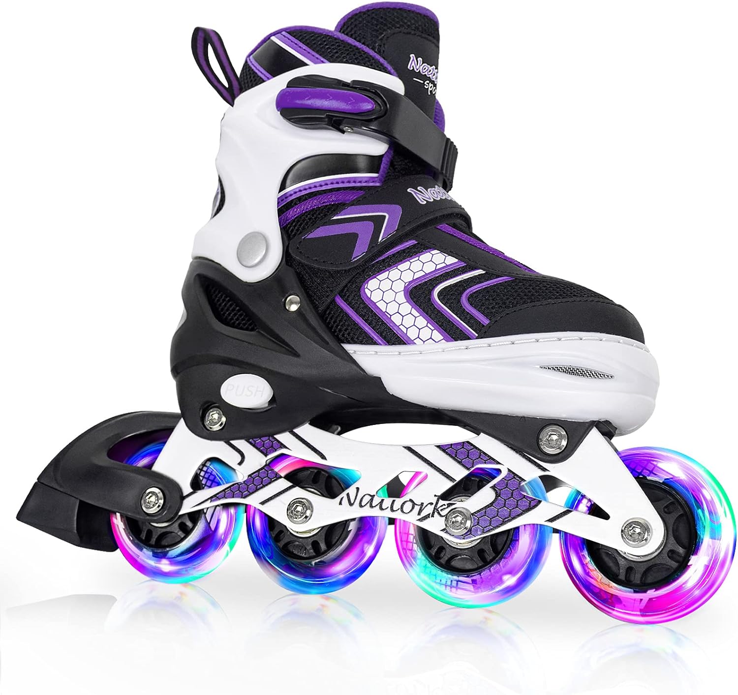 Nattork Inline Skates for Kids, Special Inline Skates with Full Light Up Wheels,...