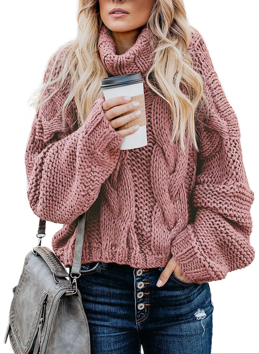 Dokotoo Womens Sweaters, Special 2024 Winter Fall Pullover, Innovative High Neck...