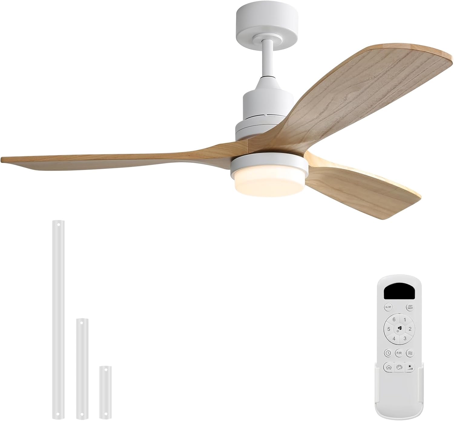 Sofucor Ceiling Fan, Special Low Profile Ceiling Fan with Lights, Innovative 52...