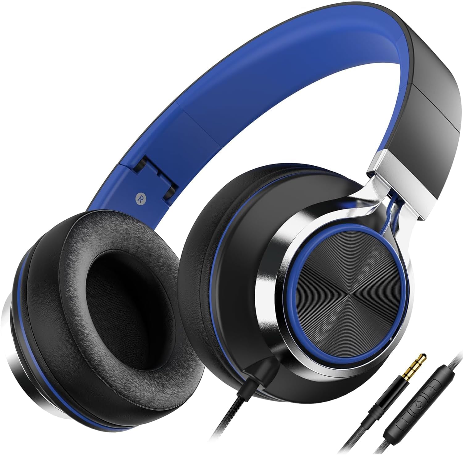 AILIHEN C8 Headphones Wired, On-Ear Headphones with Microphone and Volume Contro...
