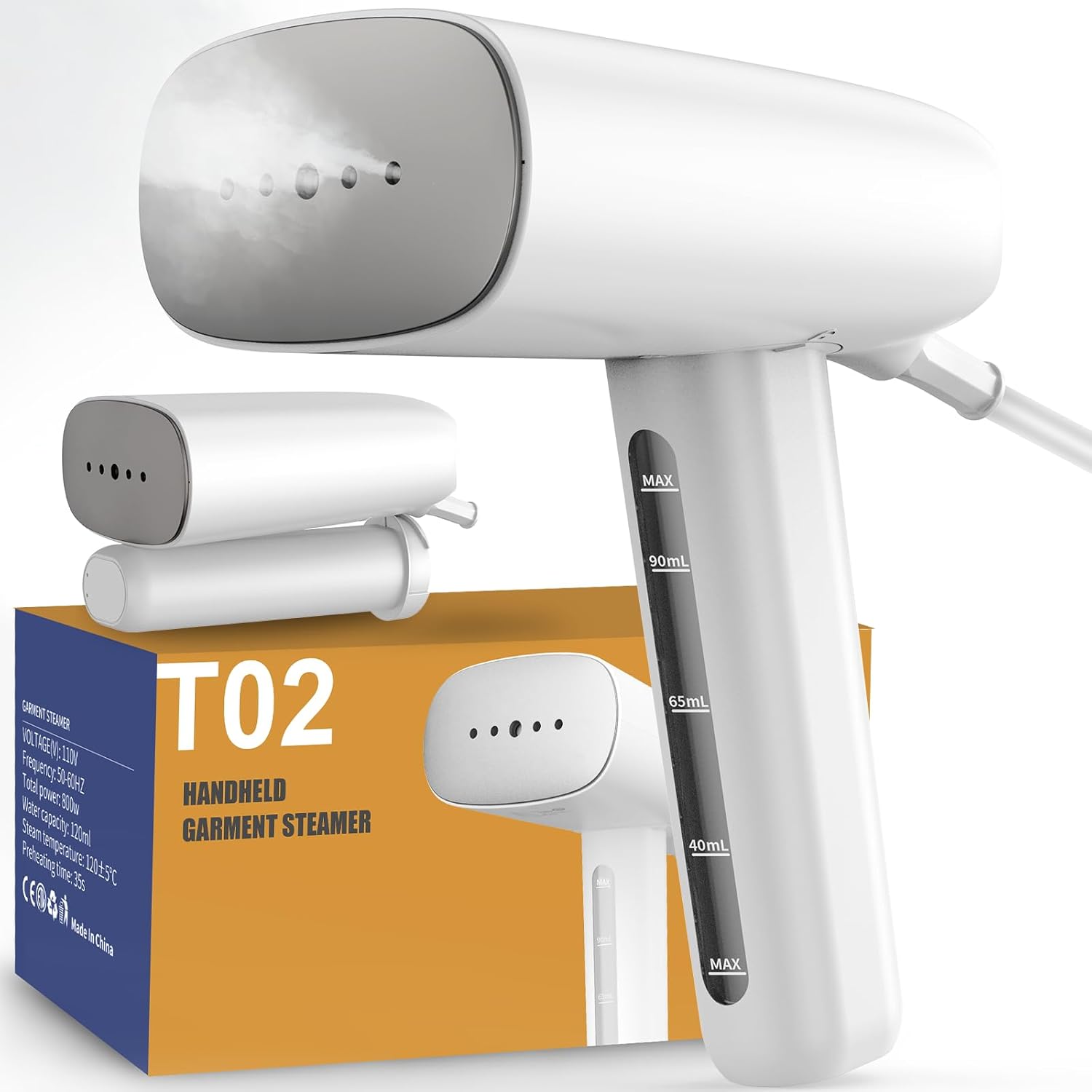 Travel Clothing Steamer, Special Steamer for Clothes, Innovative Handheld Foldin...