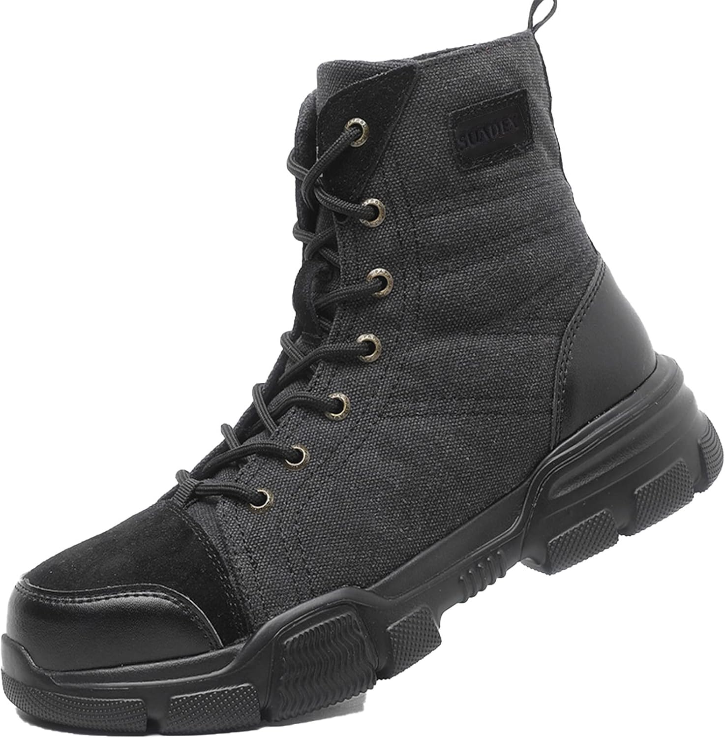 SUADEX Steel Toe Boots for Men Women Indestructible Non-Slip Comfortable Work Bo...