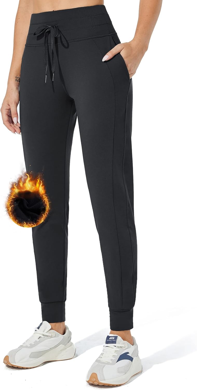 ZUTY Women's Joggers, Special Fleece Lined High Waisted Sweatpants, Innovative W...