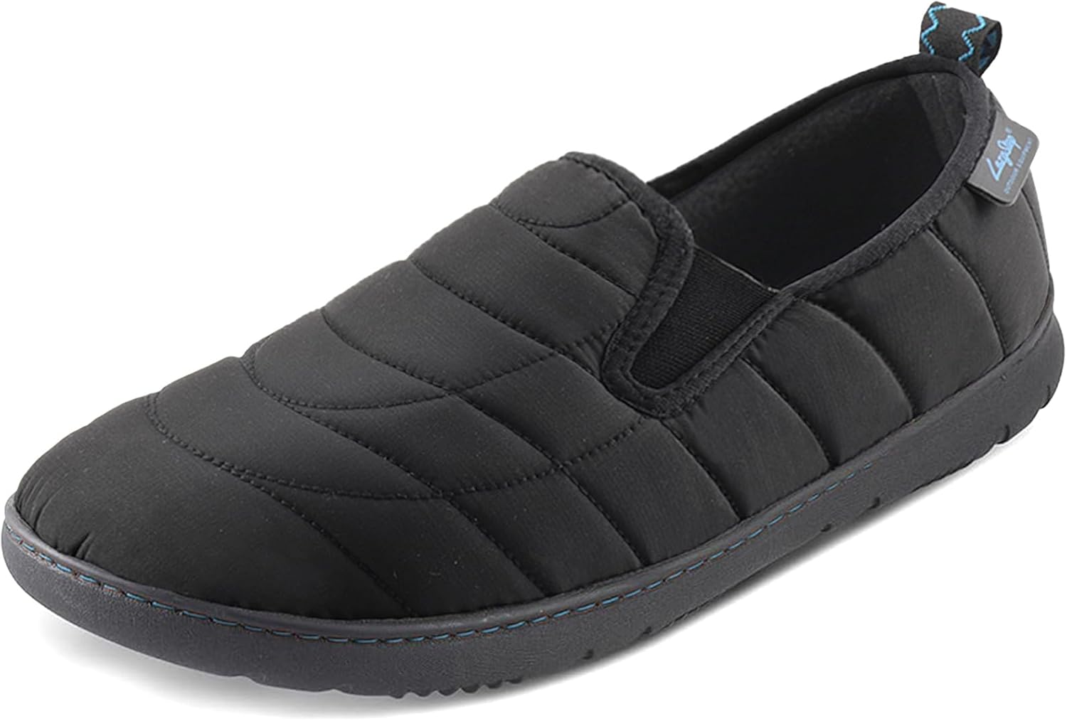 LazyStep Men's Loafer Slippers with Memory Foam and Indoor Outdoor House Shoes 1...