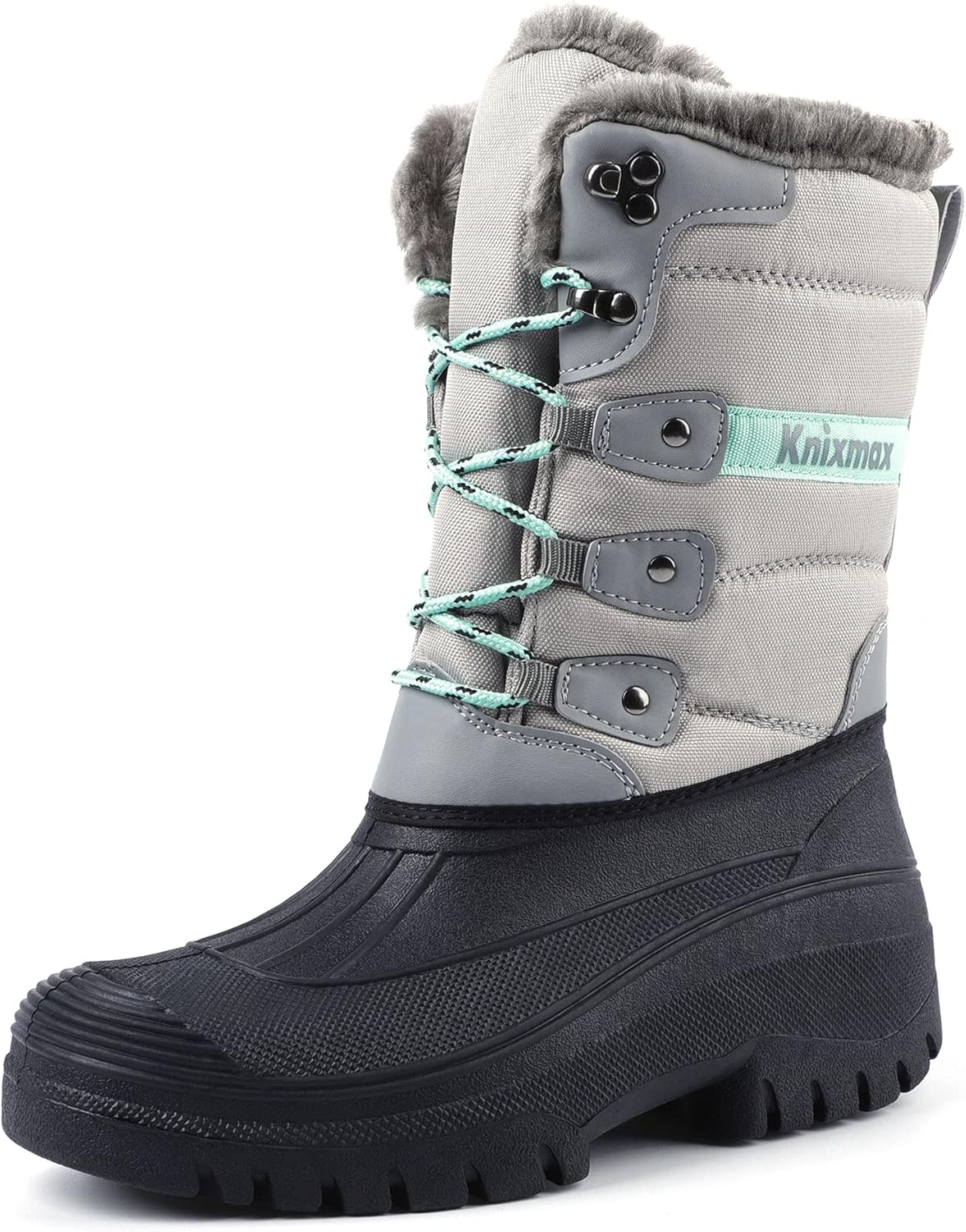 Knixmax Winter Boots, Special Women's Snow Boots with Waterproof Mid Calf Design...