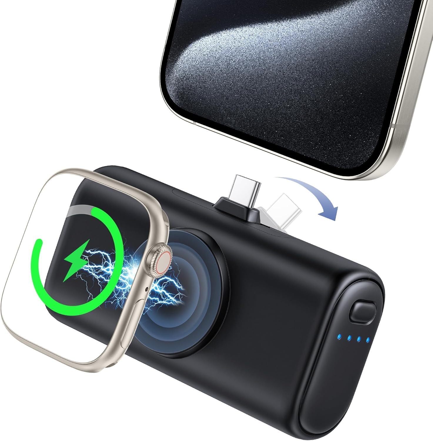 RORRY Portable Charger, Special Charger for iPhone 15 16, Innovative Power Bank...