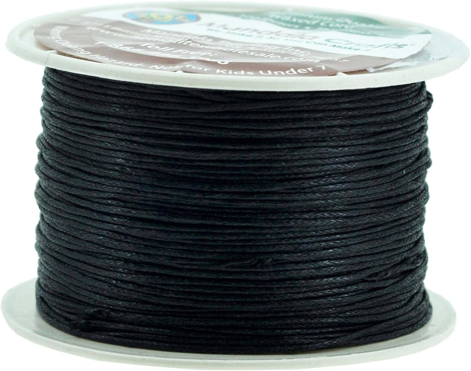 Mandala Crafts Black 1mm Waxed Cord, Special Cord for Jewelry Making, Innovative...