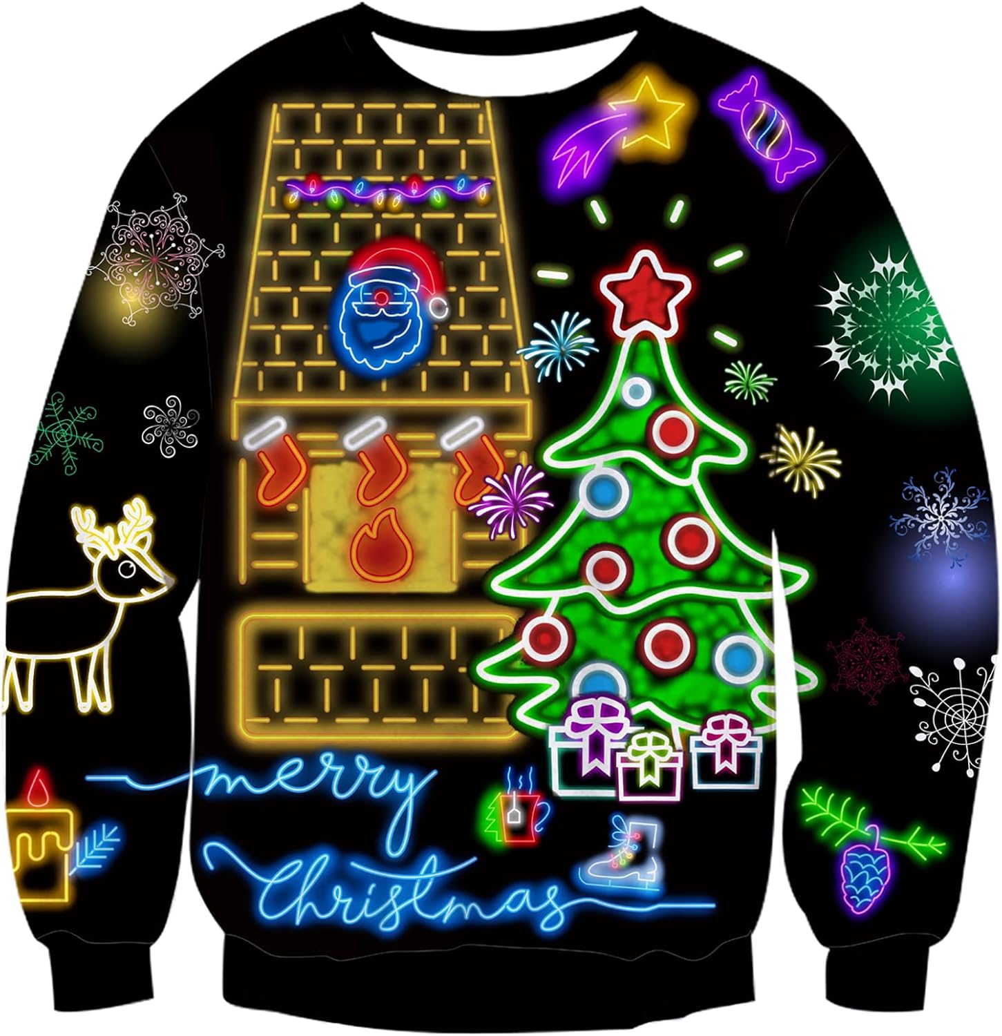 RAISEVERN Christmas Sweatshirt, Special Ugly Christmas Sweater for Men and Women...