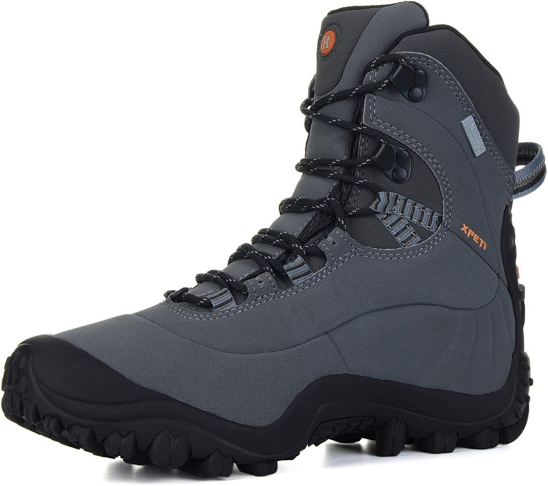 XPETI Men's Waterproof Hiking Boots 9 UK Grey H
