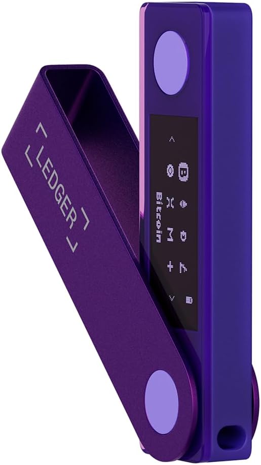 Ledger Nano X (Amethyst Purple): Secure and Manage Your Crypto & NFTs on-The-go...