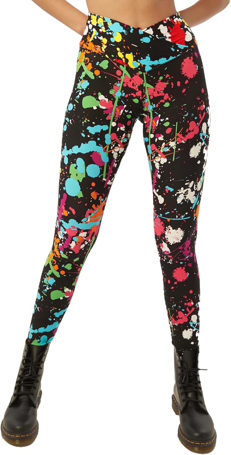 **Best sissycos Women's Christmas Halloween Crossover Leggings, Special High Wai...