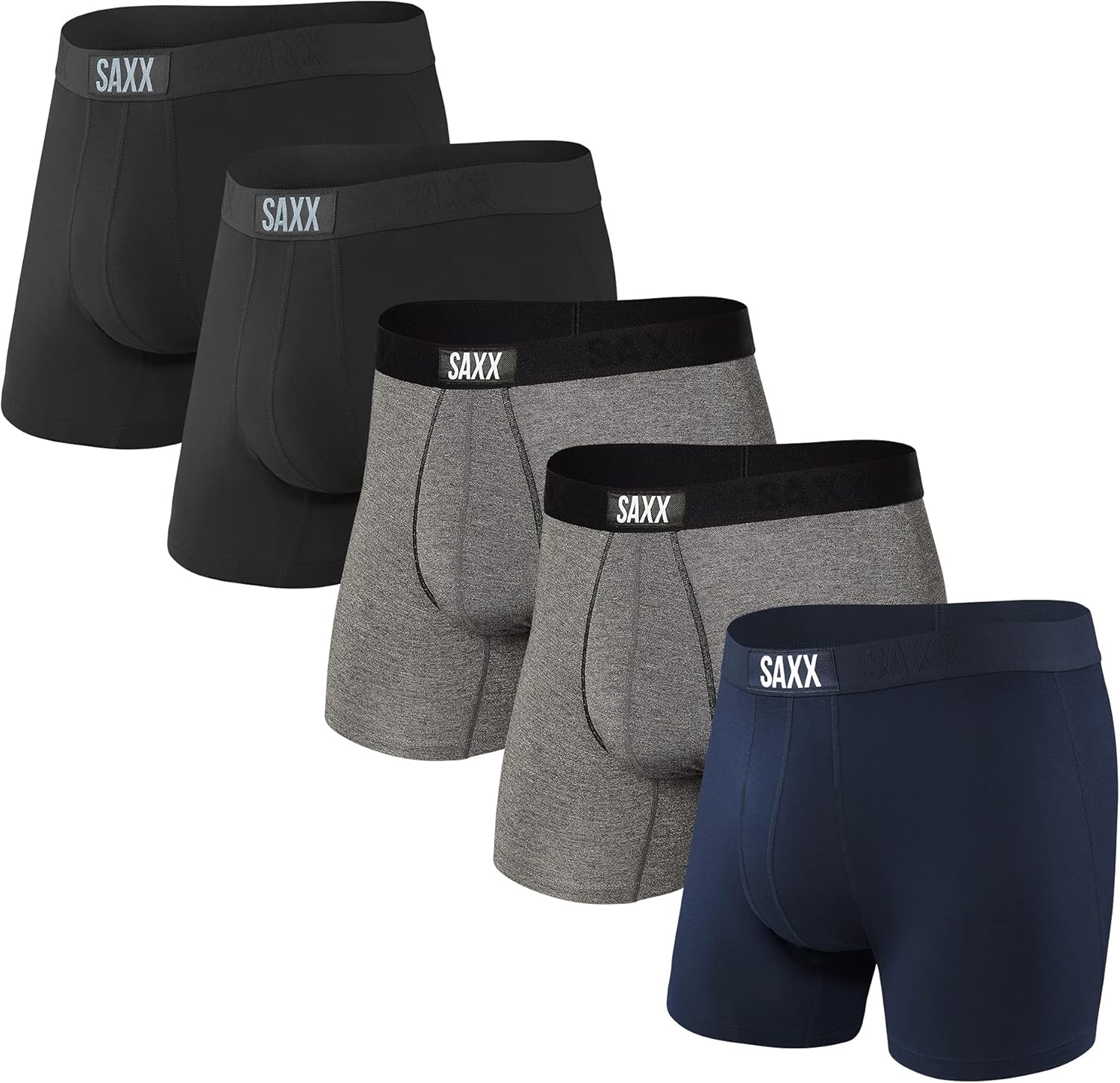 SAXX Underwear Co. Boxers, Special Men's Ultra Soft Boxer Briefs with Built-In P...