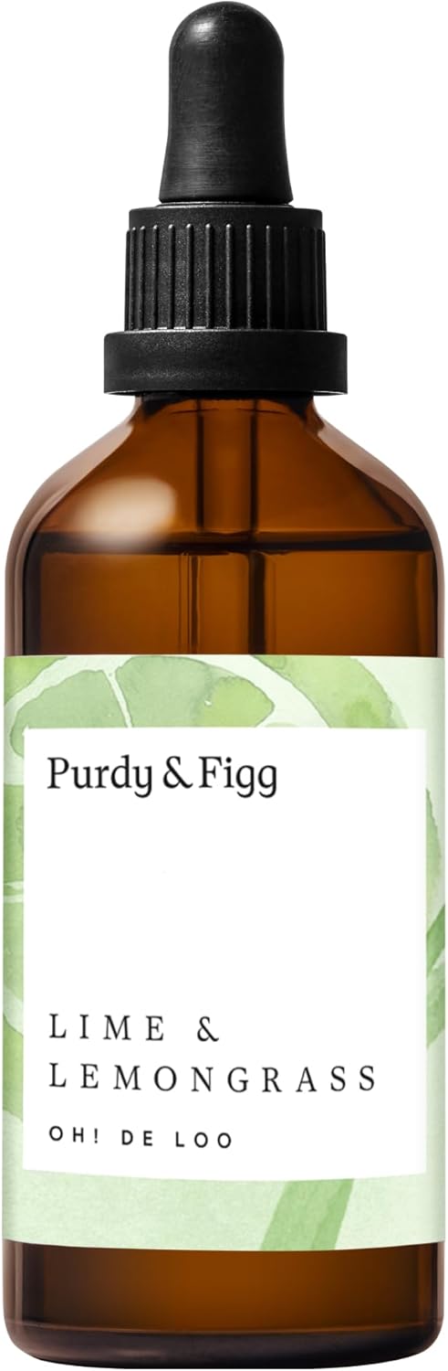 Purdy and Figg | Oh! de Loo - 100 Millimeter Loo Deodoriser | Lime and Lemongras...