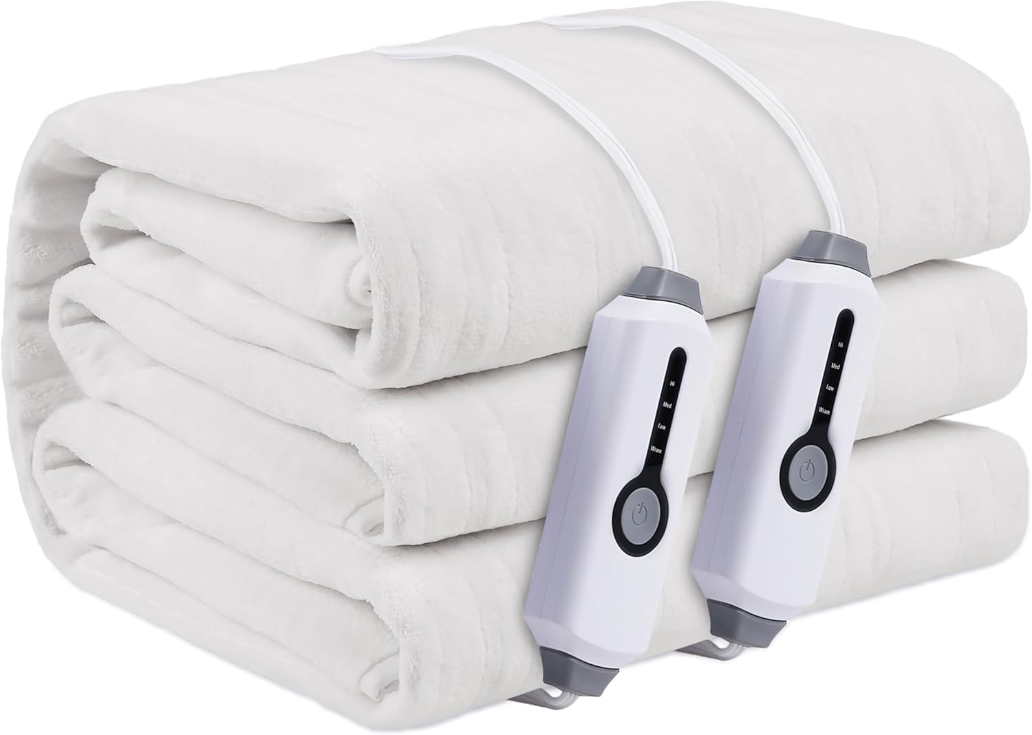 Electric Heated Mattress Pad 60" * 80" Queen Size, Dual Control 4 Heating Levels...