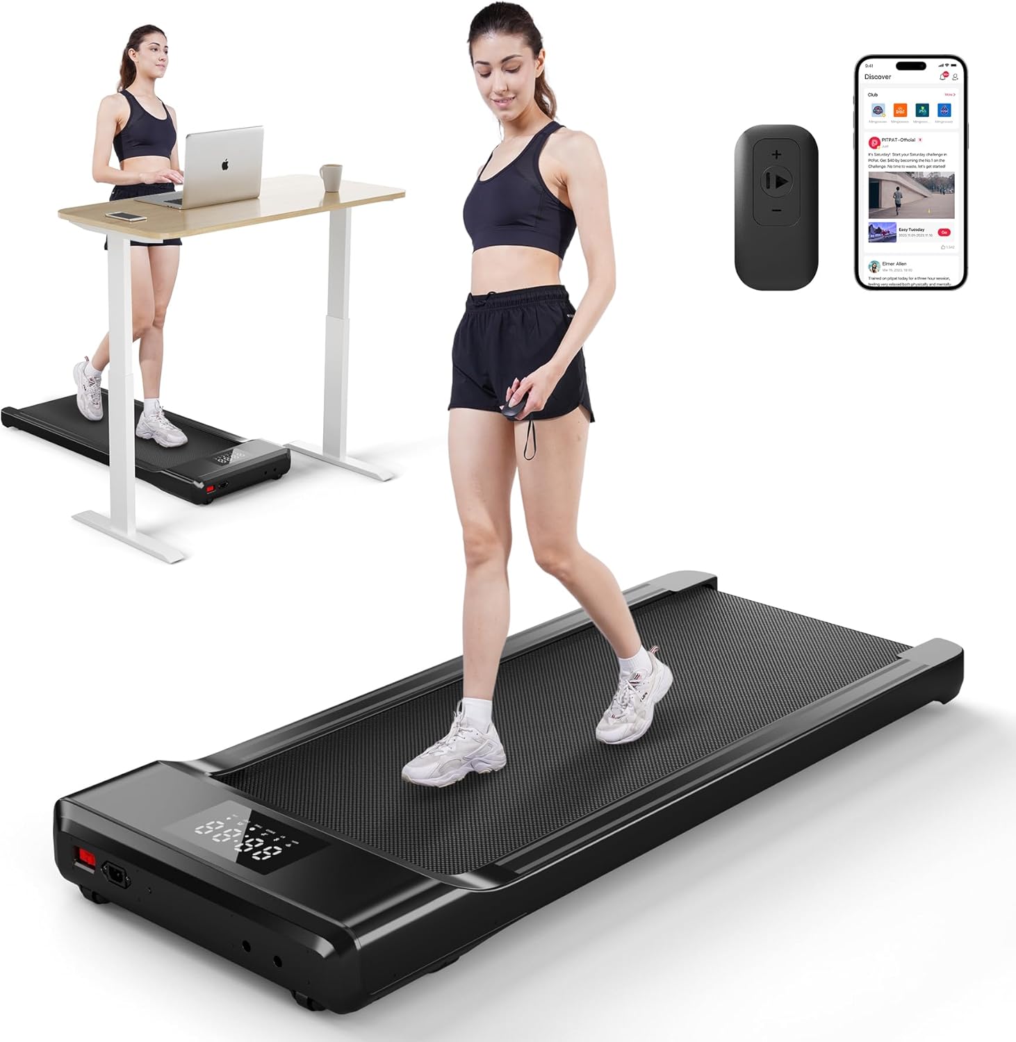Smart Walking Pad, Special Walking Pad Treadmills for Home, Innovative Small Por...