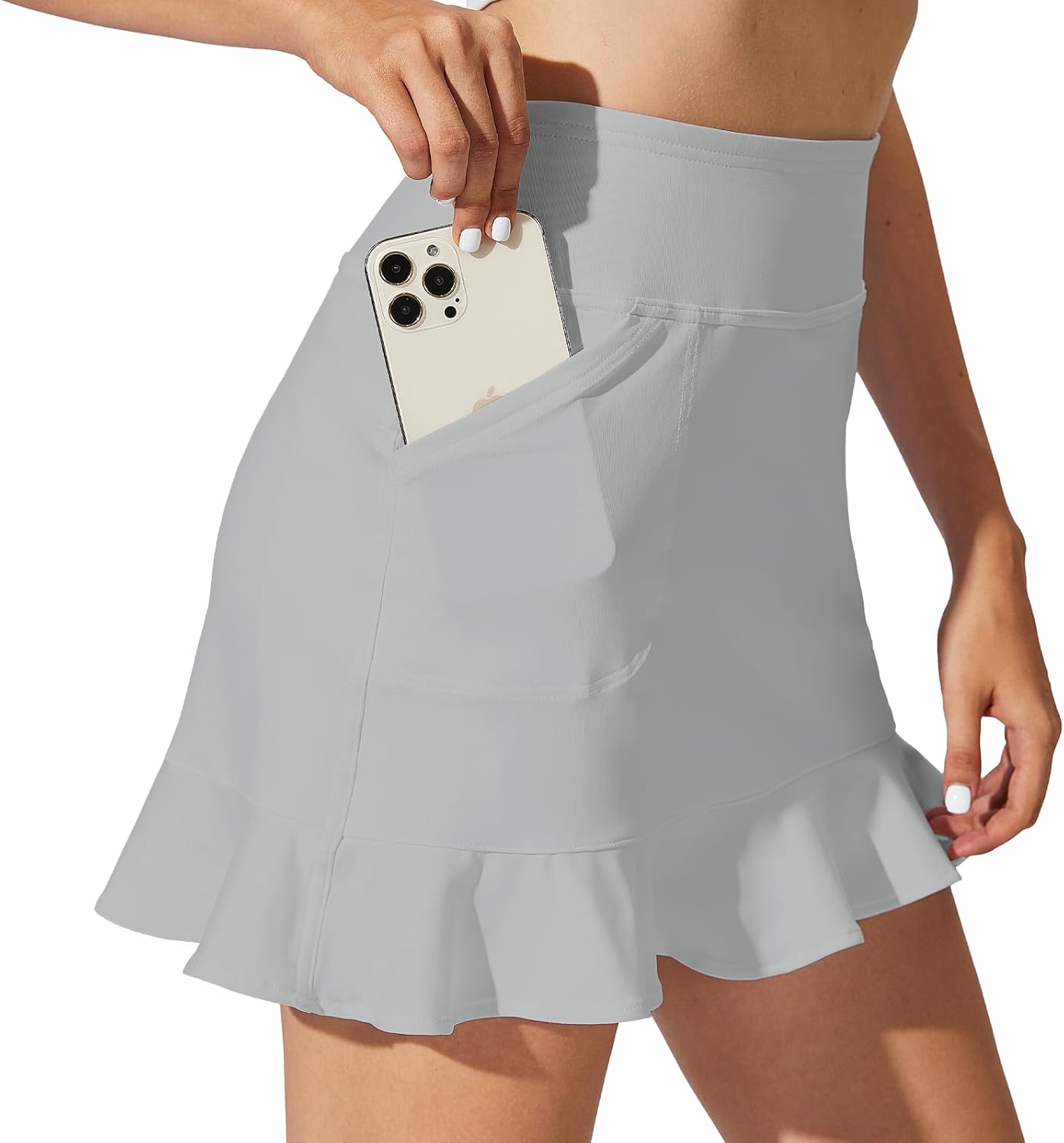 M MOTEEPI Tennis Skirt with Shorts Golf Skorts for Women Dressy Pickleball Skort...