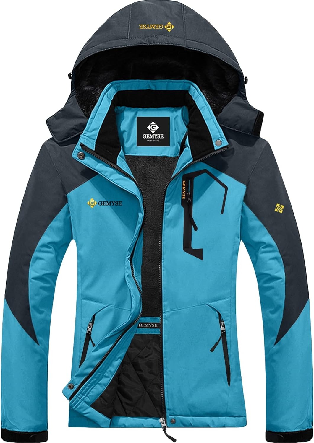 GEMYSE Women's Ski Snow Jacket, Special Warm Winter Waterproof Coat, Innovative...