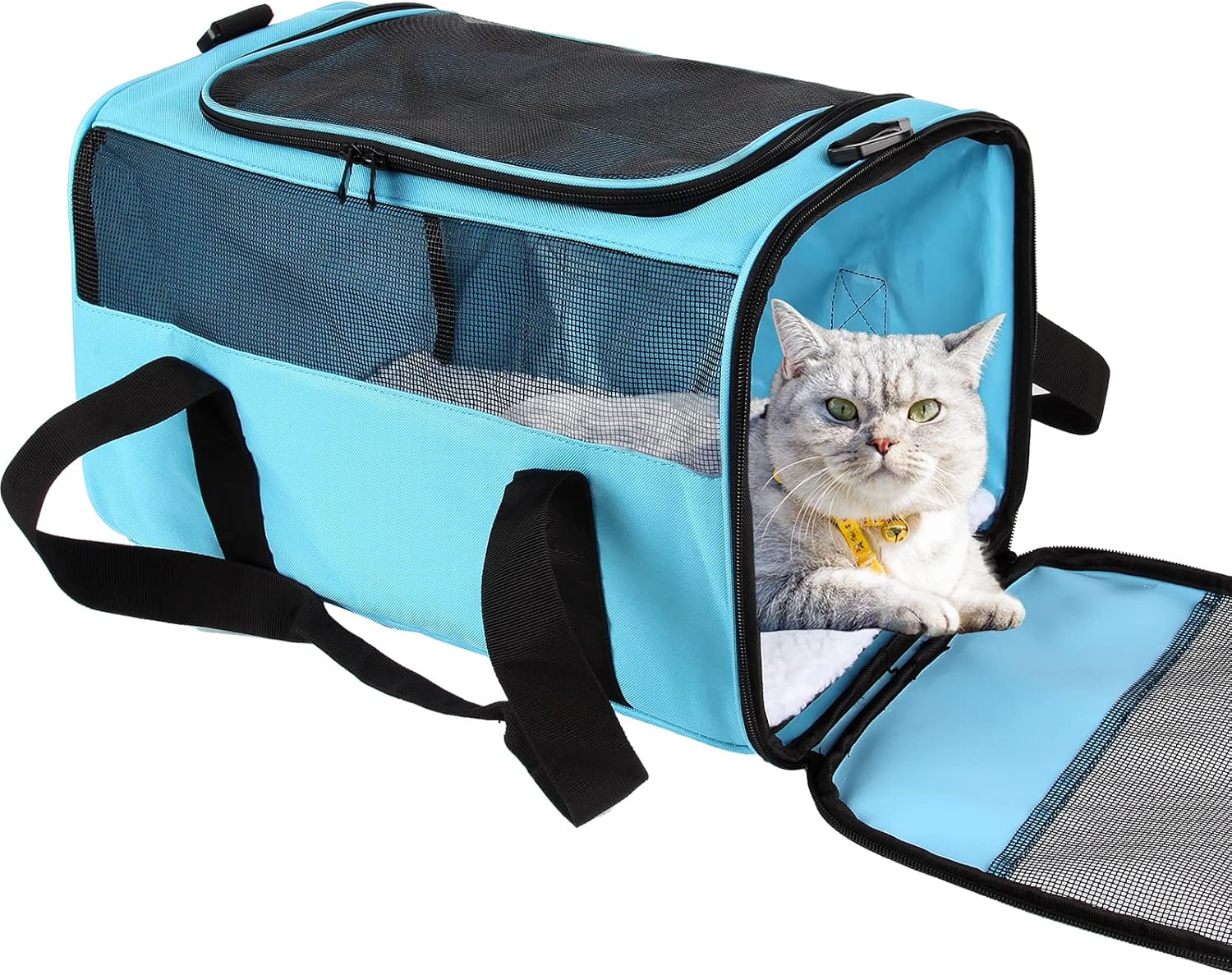 IONRIVER Cat Carriers Soft-Sided Carrier for Small Cats Dogs Puppies Under 15 Lb...