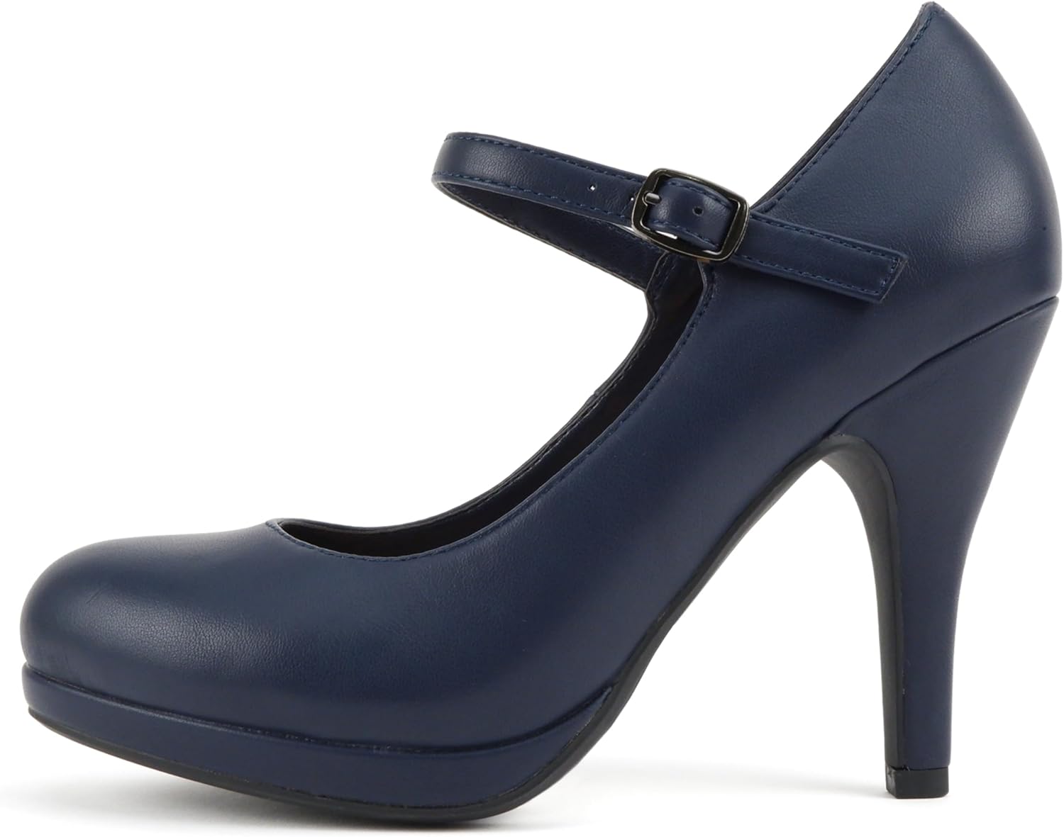 CITYCLASSIFIED Dennis High Heel Pump, Special High Heel Shoe With Adjustable Ank...