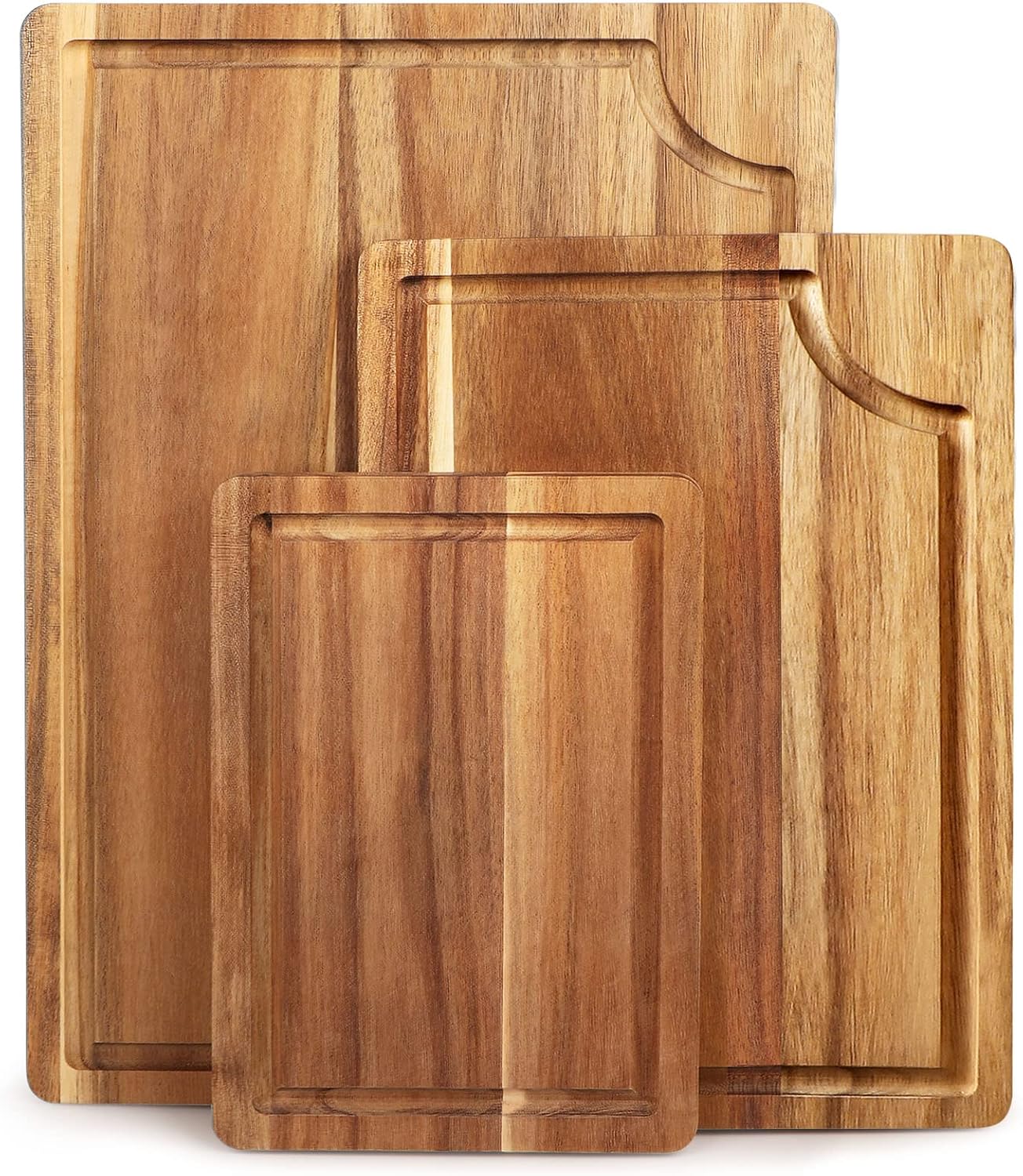 Acacia Wood Cutting Board, Organic Wooden Cutting...