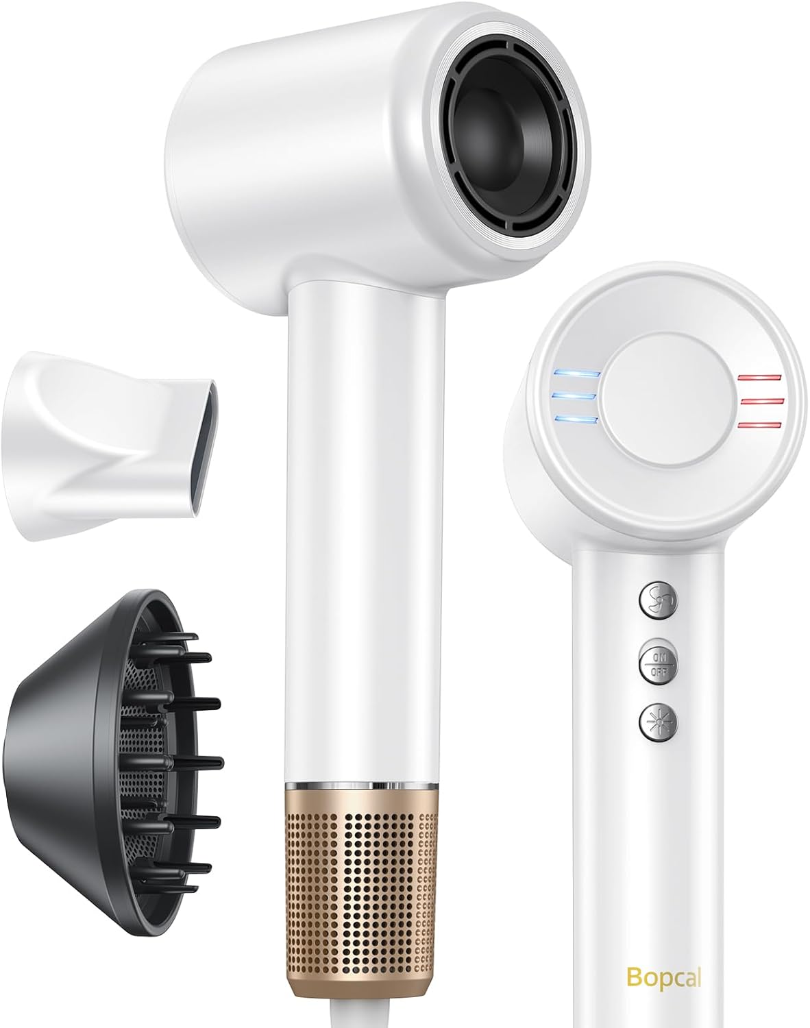 Hair Dryer, Special Negative Ionic Blow Dryer, Innovative High Speed Brushless M...