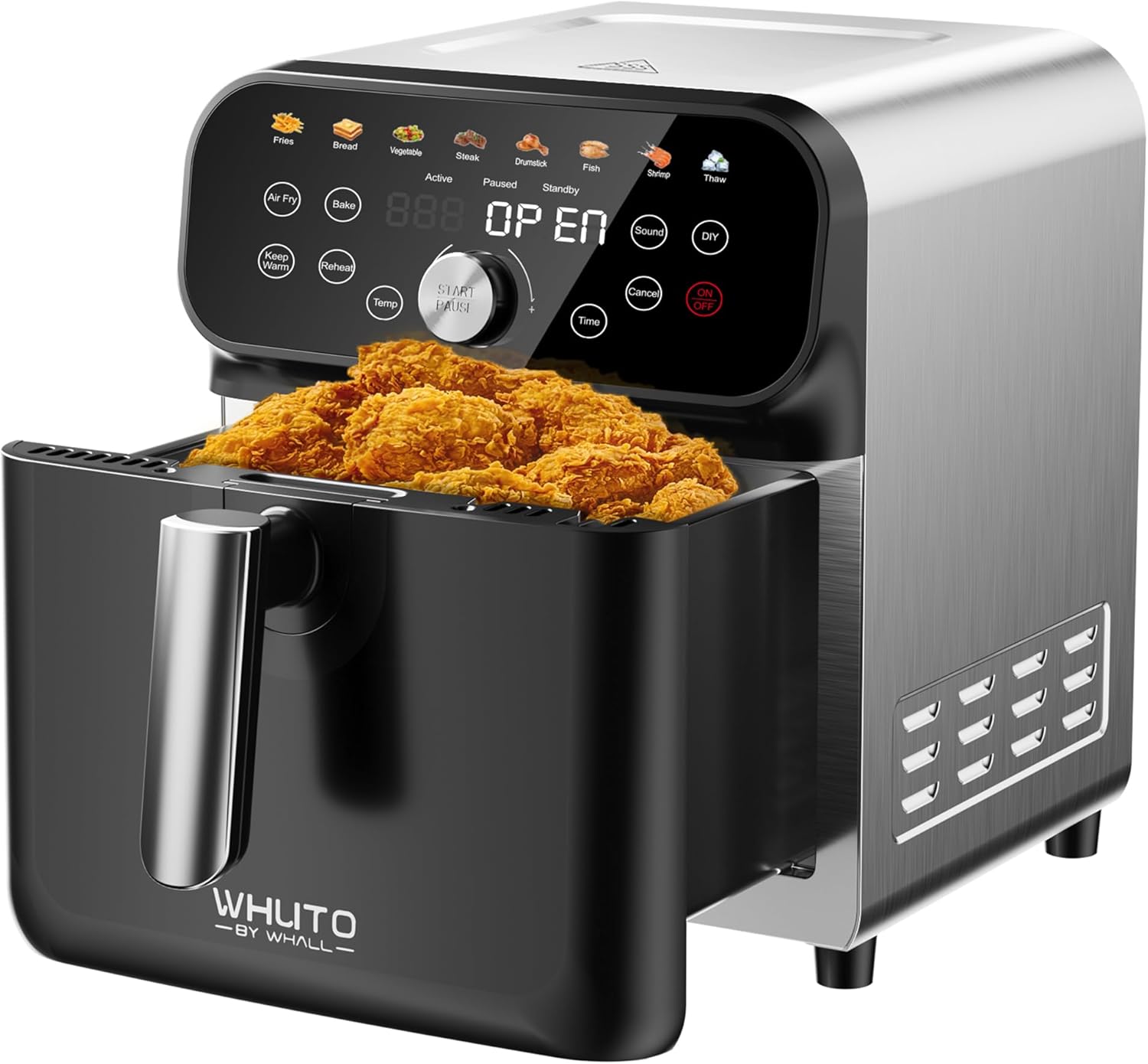 Air Fryer, Special 6QT Air Fryer Oven with LED Digital Touchscreen, Innovative A...