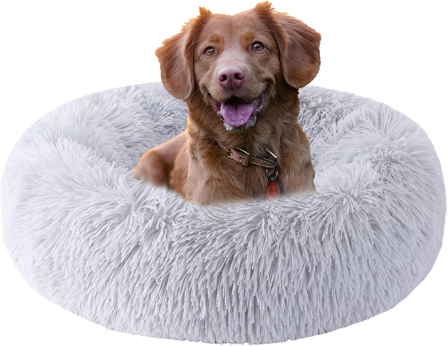 HYQ Small Dog Bed, Pet Beds for Small Dogs, Cat Beds for Indoor Cats, Fluffy Fau...