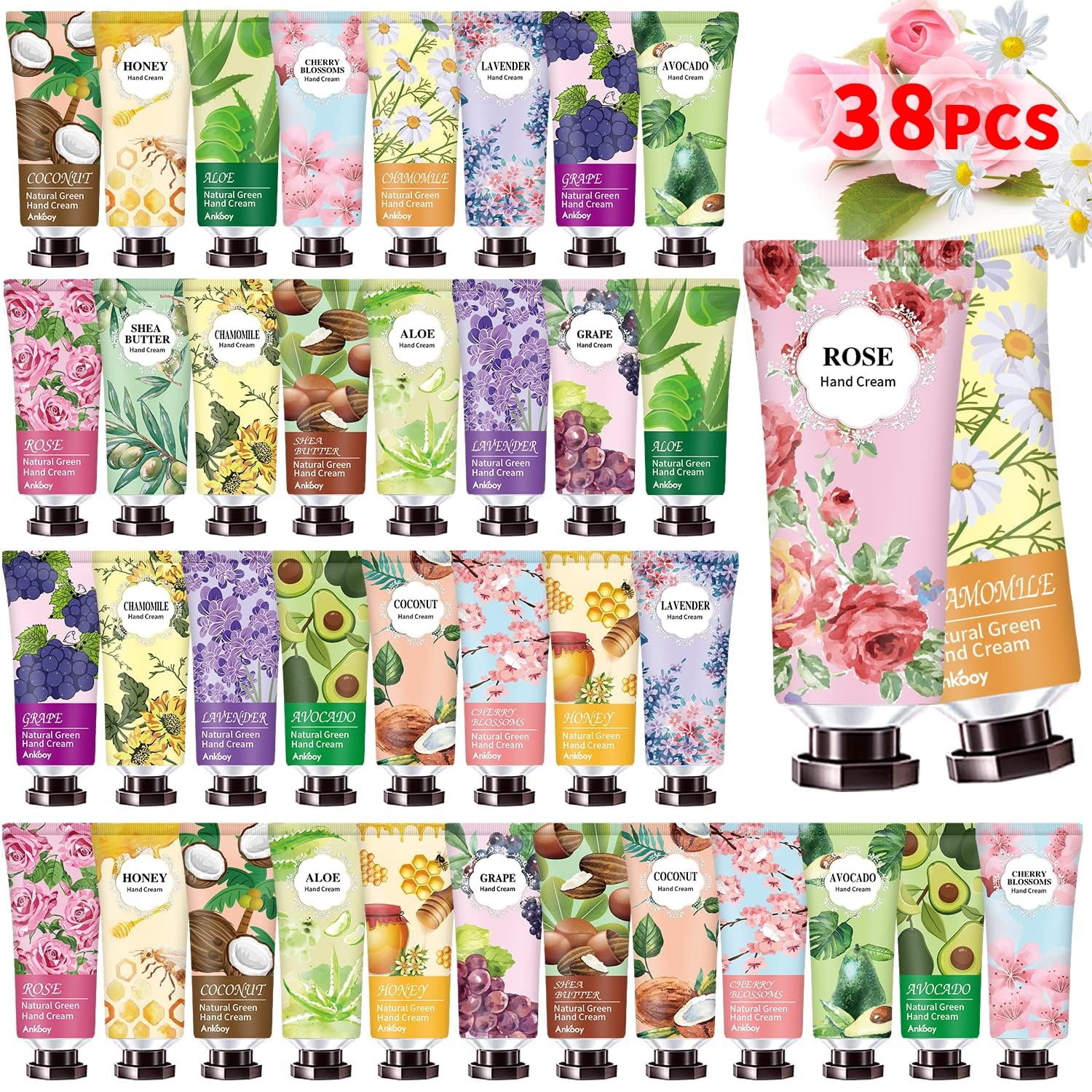 Hand Cream Christmas Gifts, Special Hand Lotion 38 Pack for Women,Baby Shower Pa...