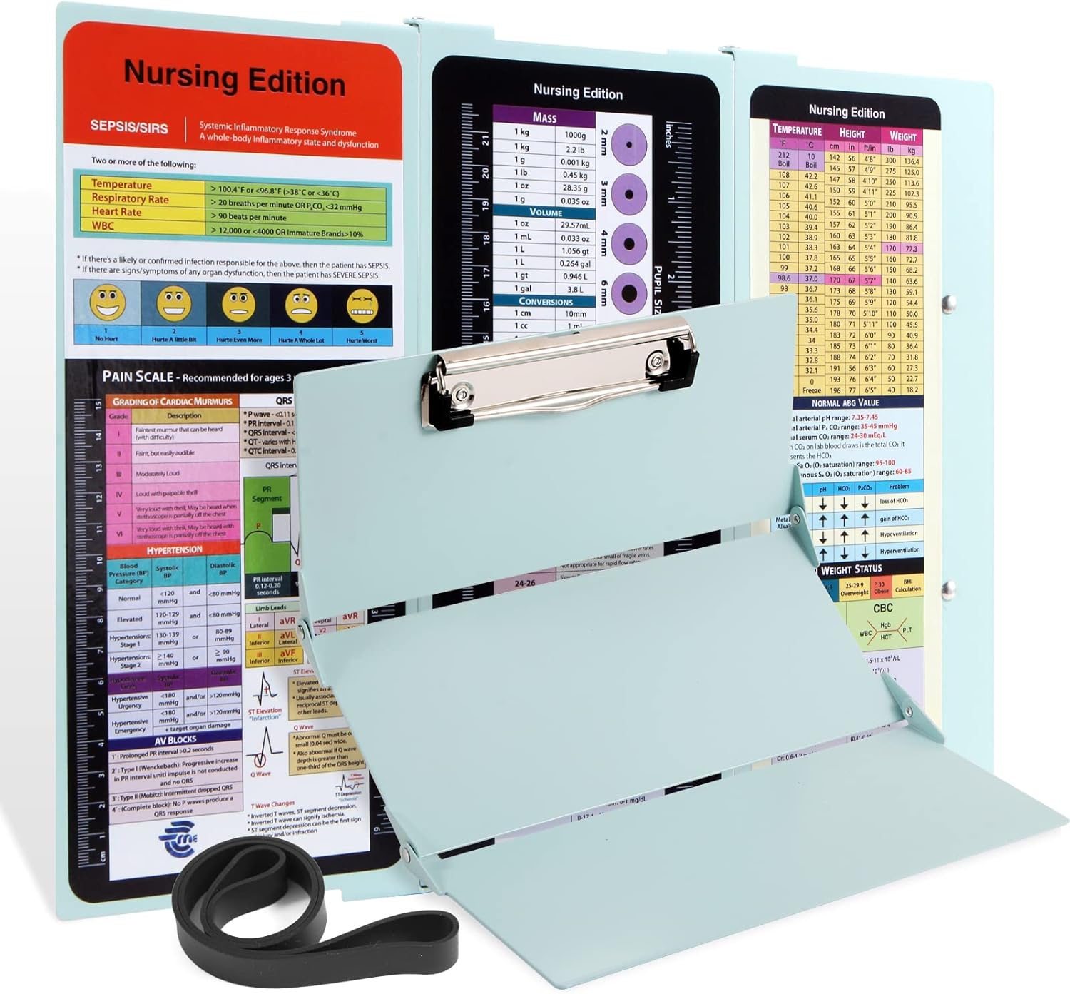 Nursing Clipboard, Special Nursing and Medical Edition Cheat Sheets Clipboard, I...