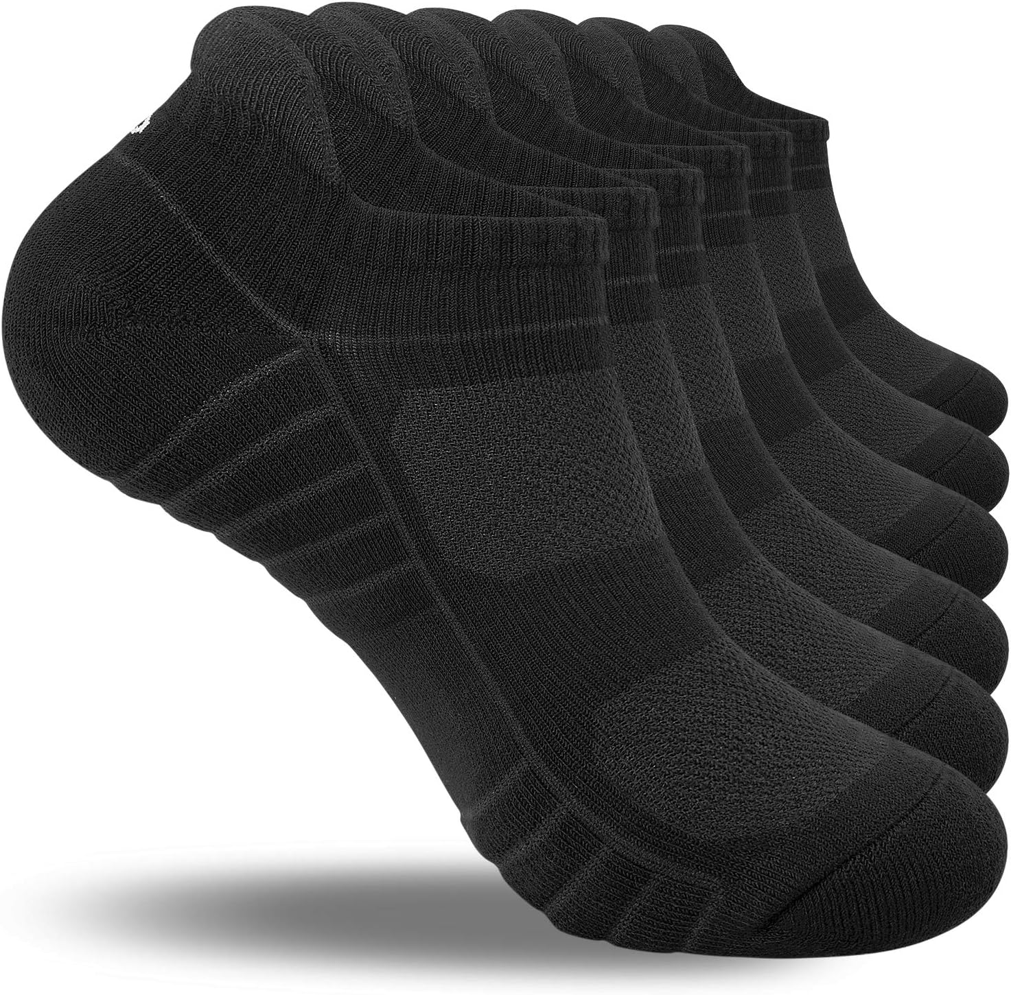 Coskefy Ankle Socks, Special Running Socks With Thick Cushion, Innovative Anti-B...