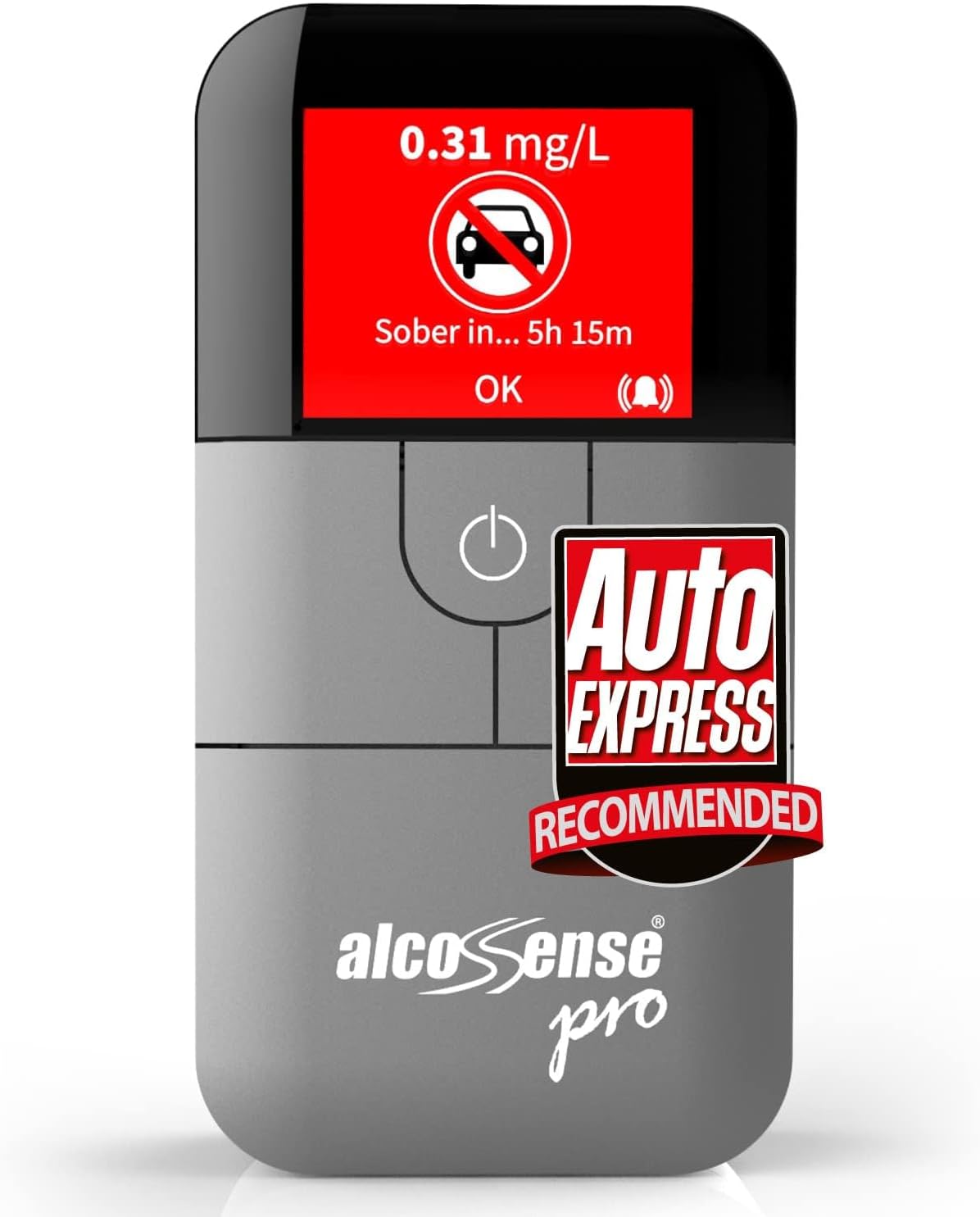 AlcoSense Pro Fuel Cell Breathalyser, Premium Breathalyzer with Police-Grade Sen...