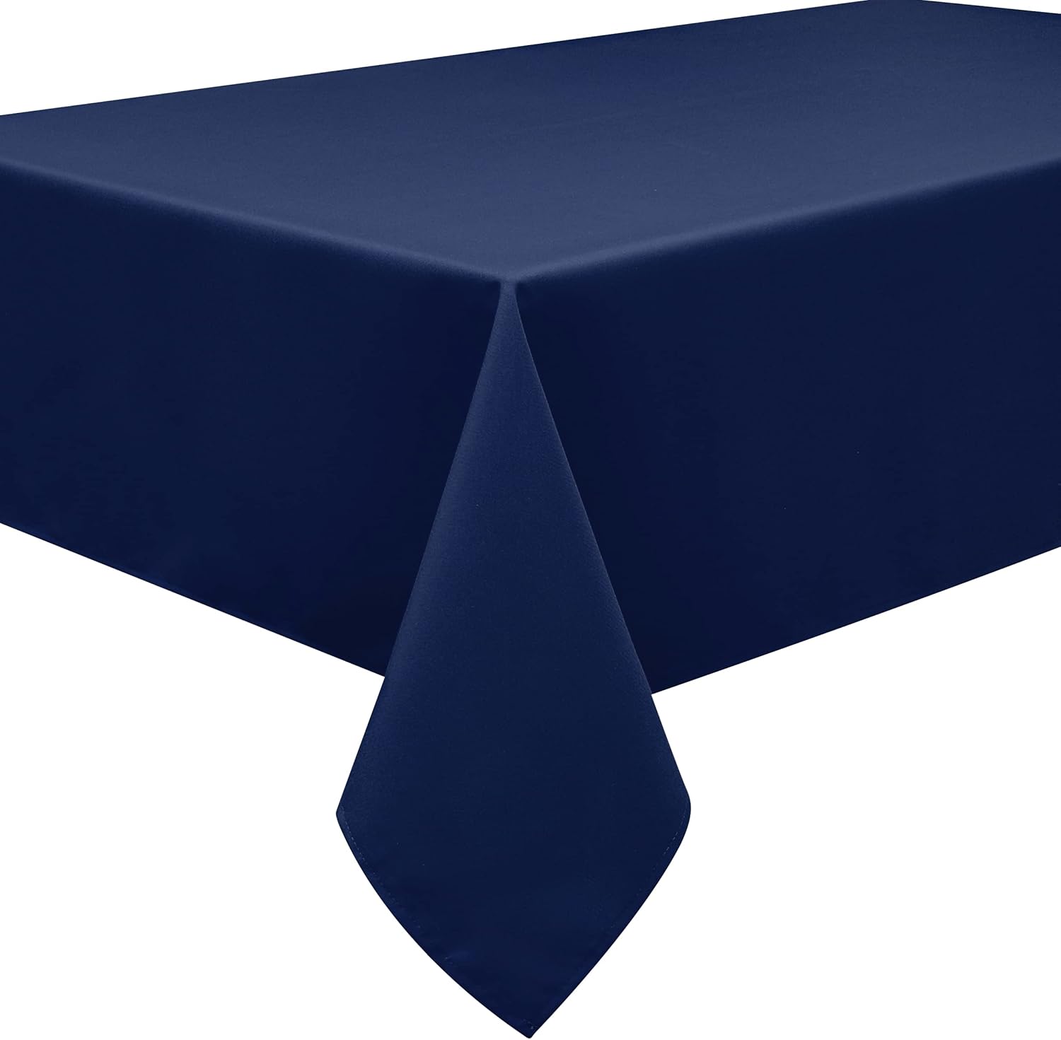 Home Direct Extra Large Rectangular Fabric Tablecloth 150x300cm 59"x118" Navy Bl...