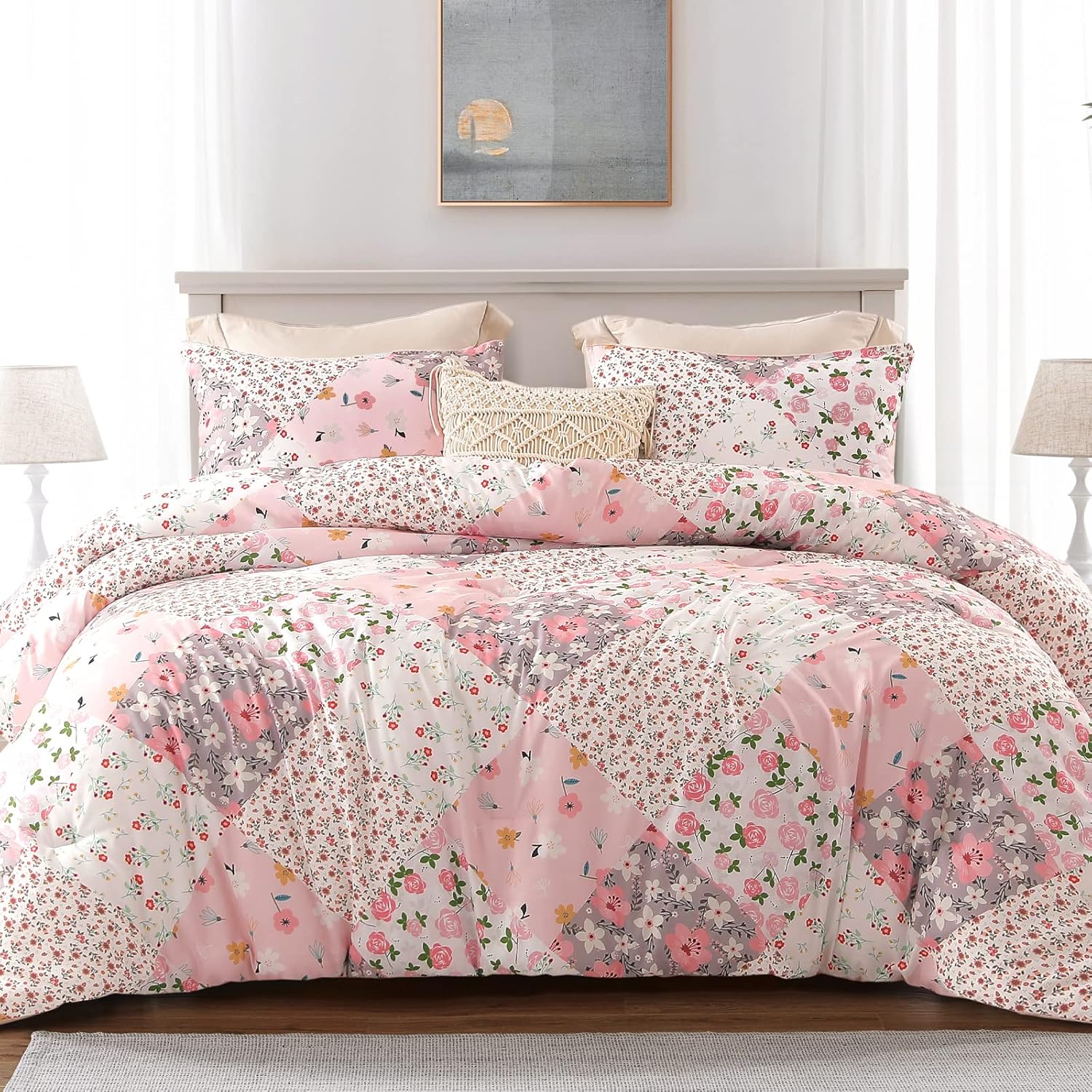 Whale Flotilla 7.5 Tog King Size Duvet Set, Soft Reversible Coverless Duvet with...